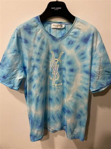 yves saint laurent t shirt tie dye|yves saint laurent shirts sale.